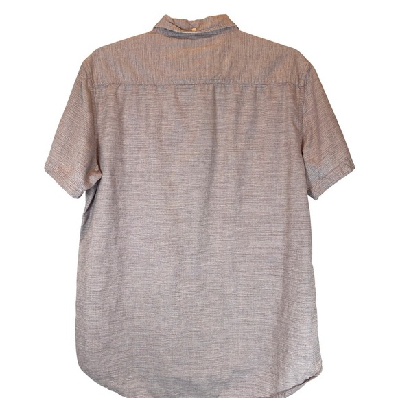 Quicksilver Modern Fit Shirt Men's M Short Sleeve Button Up Cotton Surfer Skater - Picture 2 of 7